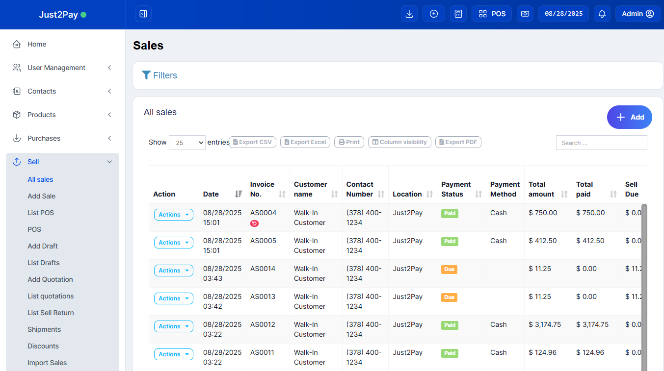 Sales Dashboard
